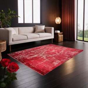 Heriz Gallery <Br> RED MODERN VITRY RUG<Br>290cm x 200cm