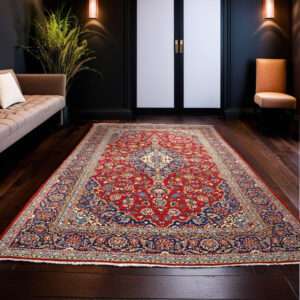 REFURBISHED PERSIAN KASHAN RUG<Br>400cm x 248cm