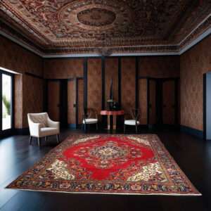 REFURBISHED PERSIAN TABRIZ RUG<Br>372cm x 293cm