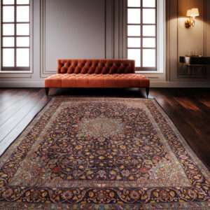 REFURBISHED PERSIAN MASHAD RUG<Br> 386cm x 285cm