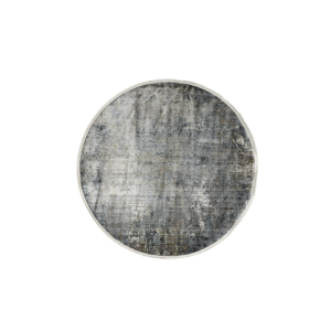 Grey Modern Round Rug, 200cm x 200cm