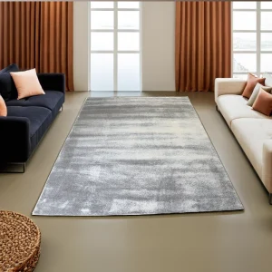 Heriz Gallery <Br>MODERN PLUSH PILE RUGS IN LIGHT GREY<BR> PIANURA COLLECTION