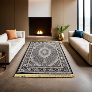 Heriz Gallery <Br>NAVY BLUE TABRIZ MAHI RUG <Br> 230cm x 160cm