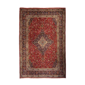 Heriz Gallery <Br>RED PERSIAN KASHAN RUG <BR> REFURBISHED COLLECTION <BR> 391cm x 295cm