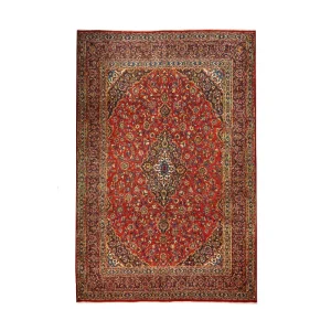Heriz Gallery <Br>RED PERSIAN KHORASAN RUG<BR> REFURBISHED COLLECTION <BR> 381cm x 290cm
