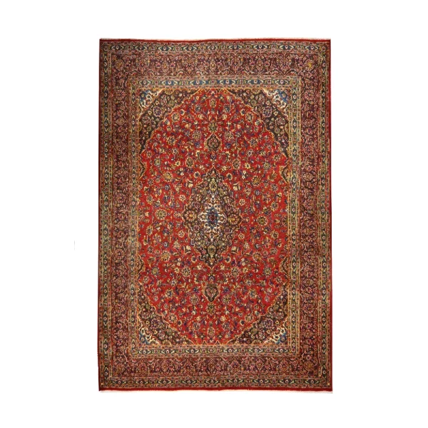 Heriz Gallery <Br>RED PERSIAN KHORASAN RUG<BR> REFURBISHED COLLECTION <BR> 381cm x 290cm