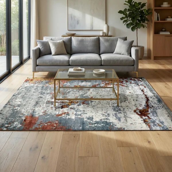 Heriz Gallery <Br> MODERN PART SILK RUG <Br> RIVIERA COLLECTION <Br> 242cm x 171cm - Image 2