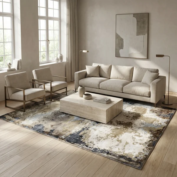 Heriz Gallery <Br> MODERN BAMBOO SILK TIBET RUG<Br> RIVIERA COLLECTION - Image 2