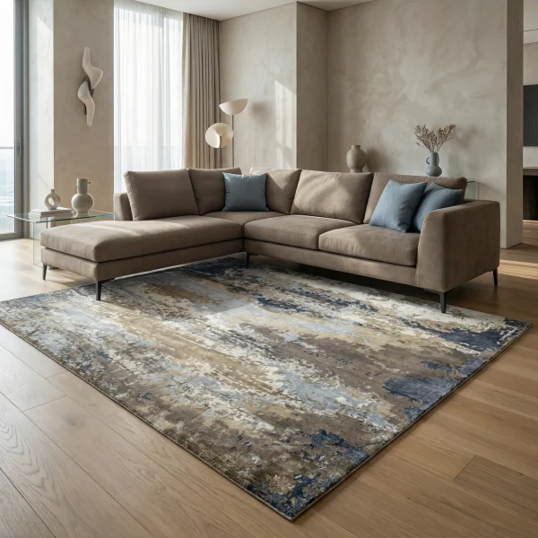Heriz Gallery <Br> MODERN BAMBOO SILK TIBET RUG<Br> RIVIERA COLLECTION - Image 3