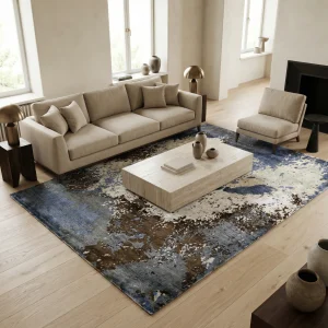 Heriz Gallery <Br> MODERN BAMBOO SILK TIBET RUG<Br> RIVIERA COLLECTION
