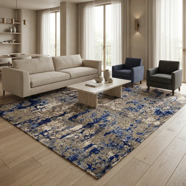 Heriz Gallery <Br> BAMBOO SILK TIBET <Br> RIVIERA COLLECTION <Br> 240cm x 172cm - Image 2