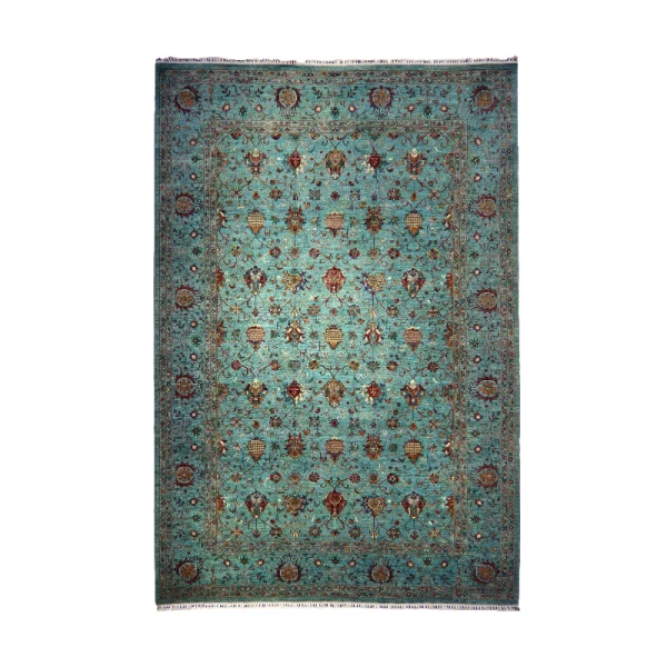 Heriz Gallery <Br> TEAL AFGHAN RUG DESIGN<Br>ARIANA COLLECTION <Br> 415cm x 312cm