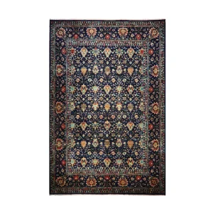 Heriz Gallery <Br> NAVY BLUE AFGHAN RUG DESIGN <Br>ARIANA COLLECTION <Br> 457cm x 370cm