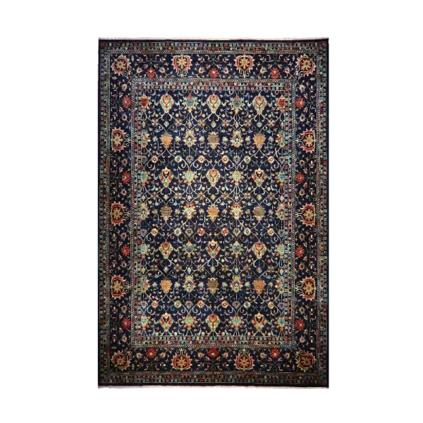 Heriz Gallery <Br> NAVY BLUE AFGHAN RUG DESIGN <Br>ARIANA COLLECTION <Br> 457cm x 370cm
